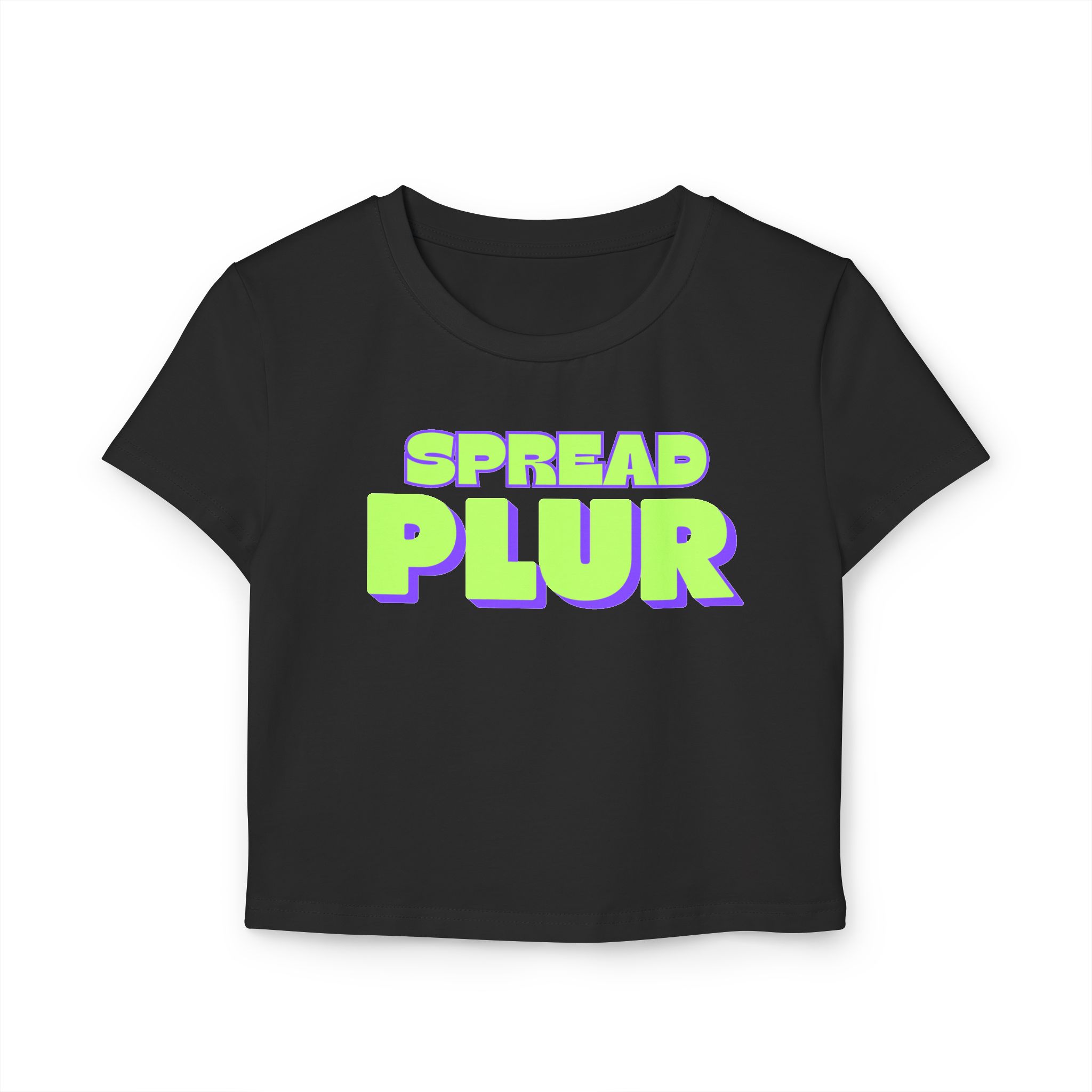 Spread PLUR Baby Tee