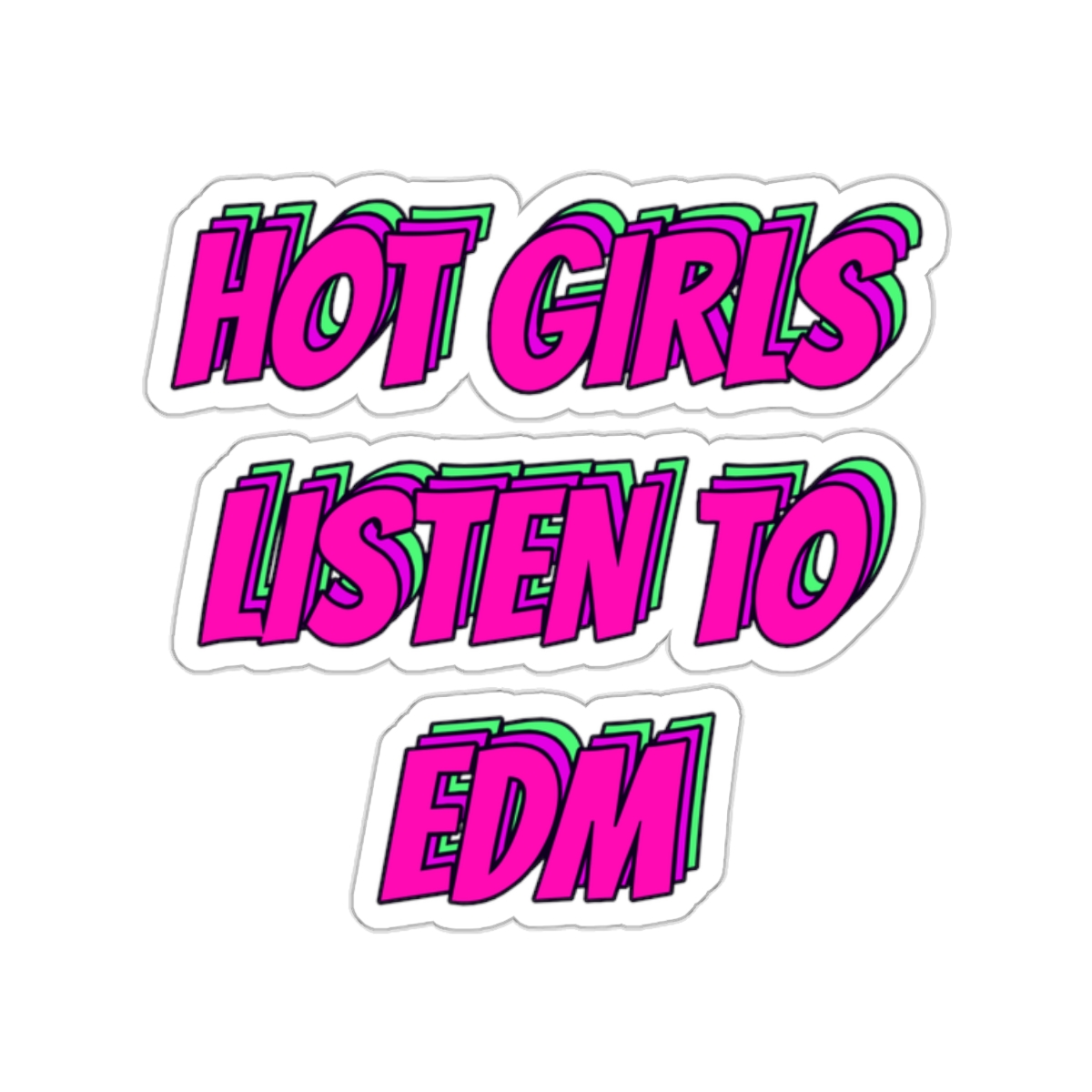 Hot Girl Sticker